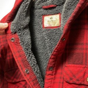 Fleece Lined Hooded Flannel | Poshmark